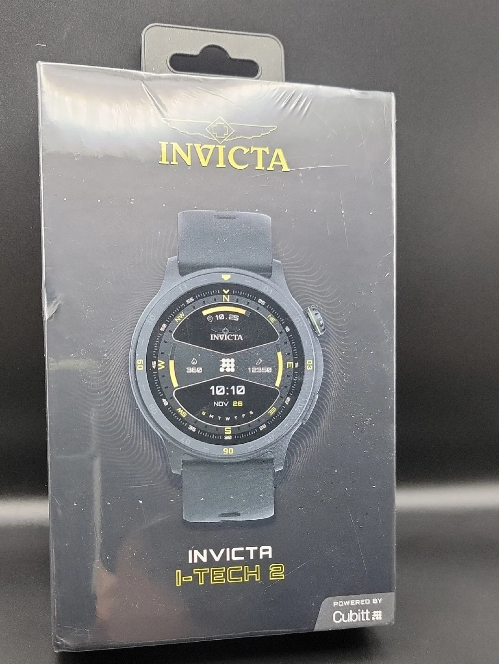 NEW Invicta I-Tech 2 Smartwatch Bright Yellow Silicone Band and Black Case 46mm